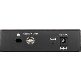D-Link DGS-1100-05V2 Switch Smart Gestionable 5 Puertos Gigabit Ethernet Silencioso L2, Detección de Bucle y Diagnóstico de Cable
