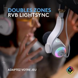Un micrófono para juegos RGB premium con tecnología LIGHTSYNC, que cuenta con una cápsula dinámica personalizada y software avanzado, cápsula de rango medio Un micrófono para juegos RGB premium con tecnología LIGHTSYNC, que cuenta con una cápsula dinámica personalizada y software avanzado, cápsula de rango medio