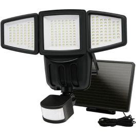 Foco solar de 3 cabezales GALIX G4442 - 1500 lúmenes - 182 LED SMD - Modo de funcionamiento automático o forzado Foco solar de 3 cabezales GALIX G4442 - 1500 lúmenes - 182 LED SMD - Modo de funcionamiento automático o forzado