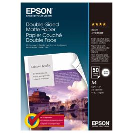 Epson Papel Mate Doble Cara (Double Sidez Matte Paper) A4, 178g.50 hojas Precio: 24.95000035. SKU: B17RGPEDF8