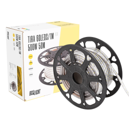 BX3 Light Tira LED 220V 500W 42.000Lm IP65 SMD5050 Blanco Frío 6.000K, 60 LEDs/m, 50m Modelo BX3-220-60-50M-CW