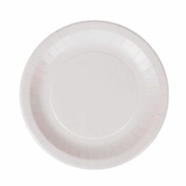 Set de Platos Algon Desechables Blanco Cartón 28 cm (36 Unidades)