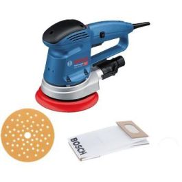 Bosch GEX 34-150 Lijadora Rotorbital Professional, Velocidad Ajustable, 150mm Disco, para Lijado y Pulido, Velcro