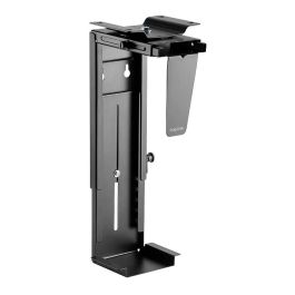 Logilink Soporte para Torre de Ordenador Bajo Mesa o Fijación en Pared, Giratorio, Negro