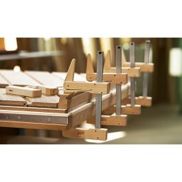 BESSEY HKL 200/110 Abrazadera en F, 20 cm, de Aluminio y Madera