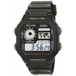 Reloj - CASIO - AE-1200WH-1AVEF - Cronógrafo - Alarma - Resistente al agua 10 Bar