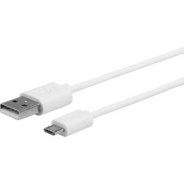 eSTUFF Cable MicroUSB 1m Blanco, para carga y sincronización con plugs duraderos Precio: 2.98999954. SKU: B12CD5PRLG