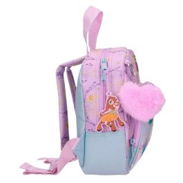 Mochila Escolar Disney Wish Watch Us Shine Rosa