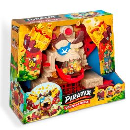 Magic Box Templo Gorila Piratix S. Incluye 4 monedas, 1 tótem, 2 Piratix exclusivos y 3 accesorios. Edad 4+ años.