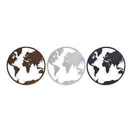 Decoracion Pared DKD Home Decor Negro Blanco 1 x 40 x 40 cm (3 Unidades) Precio: 50.79000047. SKU: S3013925