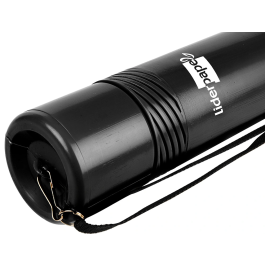 Liderpapel Portaplanos Plástico Diámetro 6 cm Extensible hasta 80 cm Negro