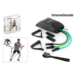Set de Bandas de Resistencia con Accesorios y Guía de Ejercicios Tribainer InnovaGoods 3 Unidades Set de Bandas de Resistencia con Accesorios y Guía de Ejercicios Tribainer InnovaGoods 3 Unidades