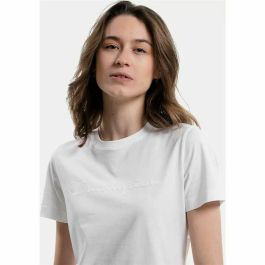 Camiseta de Manga Corta Mujer Champion Crewneck Blanco