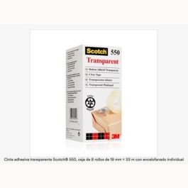 Scotch Cinta Transparente 550 19x33M - Pack 8 Rollos Scotch Cinta Transparente 550 19x33M - Pack 8 Rollos Precio: 13.50000025. SKU: B1FLFXVY82