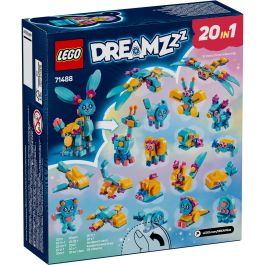 LEGO 71488 DREAMZzz Aventuras de Bunchu: Animales Creativos Set de Construcción Figura Articulada con 19 Formas e Izzie