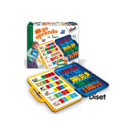Diset Maletín Educativo Yo Aprendo A Leer 63715 para Aprender Palabras y Deletrear, Autocorrectivo, +5 Años, 90 Palabras