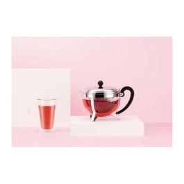 Bodum CHAMBORD Tetera con tamiz 1.3L gris
