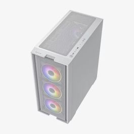 Hiditec CHA010041 Caja Gaming Torre H2 Air ARGB E-ATX, Refrigeración Líquida 360mm, Frontal Microperforado, Vidrio Templado, Soporte GPU Vertical
