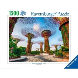 Ravensburger 12001396 Rompecabezas 1500 piezas, Jardín Bahía Singapur, premium, a partir de 14 años