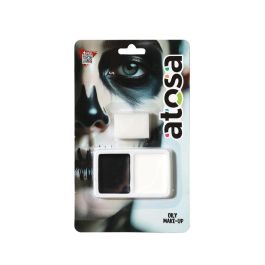 Maquillaje Negro Y Blanco Con Esponja Para Esqueleto O Calavera Halloween Adulto Kit Precio: 1.4399. SKU: B1JXZPDHJL