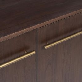 Aparador Marrón Madera-Hierro Salón 130 X 45 X 83,20 cm