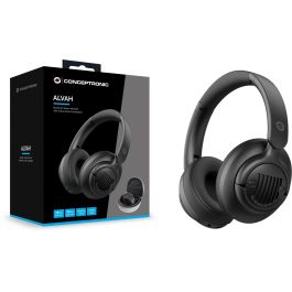CONCEPTRONIC ALVAH02B Auriculares Inalámbricos Bluetooth 5.4 Estéreo Diadema Negro 25h Conversación / 30h Música