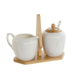 Azucarero Basicos DKD Home Decor Blanco Natural 9 x 17 x 19.5 cm Set de 3 Precio: 13.50000025. SKU: B15MPV9REB