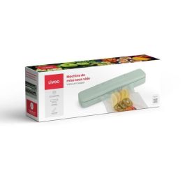 Livoo DOM503V LIV1724733350834 Envasadora al vacío 80W, 2 funciones, con rollo de film y cuchilla de corte