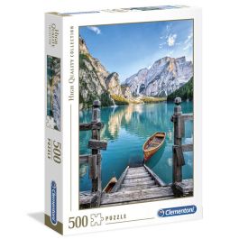 CLEMENTONI Puzzle Lago Braies 500 Piezas, 49x36cm