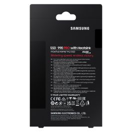 Samsung SSD MZ-V9P1T0CW Disco Duro Interno Sólido 1TB M.2 2280 PCIe Gen 4.0 NVMe, Lectura 7450 MB/s, Escritura 6900 MB/s