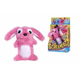 Smoby - Screamerz - Divertido peluche interactivo - Conejo - 27 cm - Ruidos al agitarlo o pulsar el botón