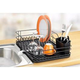 Escurreplatos de metal con bandeja Quttin 43.5 cm (4 Unidades) Escurreplatos de metal con bandeja Quttin 43.5 cm (4 Unidades)