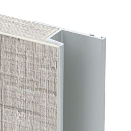 Trentadue Perfil Tirador de Aluminio Calas 44M, Plata Mate, 2,60m (Pack de 3 Unidades)