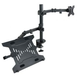 TOOQ SOPORTE MESA MONITOR/PORTÁTIL 2 BRAZOS NEGRO TOOQ SOPORTE MESA MONITOR/PORTÁTIL 2 BRAZOS NEGRO