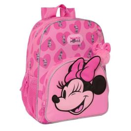 Mochila Escolar Minnie Mouse Loving Rosa 33 x 42 x 14 cm Precio: 13.50000025. SKU: B1ASM7MJYP