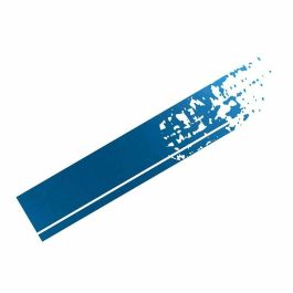 Foliatec FO33951 Adhesivo Vinilo para Coche Diseño Rayas Azul, PVC, Resistente Exterior, 22x150 cm, Escobilla Incluida, 2 Piezas