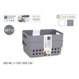 Cesta Multiusos Confortime 12 x 7.5 x 5 cm - Set de 2 (36 Cajas) Precio: 32.90000043. SKU: B148GH4CDT