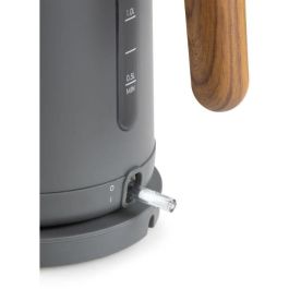 Domo DOM1741676428017 Hervidor eléctrico 2200 W 1.7 L Base giratoria Negro/Madera