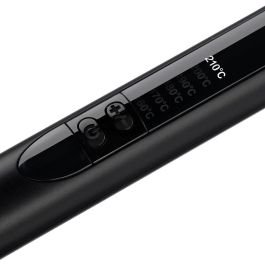 BaByliss C454E Rizador Varita Cónica Cerámica de Cuarzo 25-13mm 6 Temperaturas 160-210°C para Cabello Largo Calentamiento Rápido