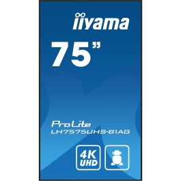 iiyama Pantalla Profesional Digital Signage 75" 4K UHD (3840x2160) LCD IPS Android 11, Operación 24/7, Horizontal/Vertical