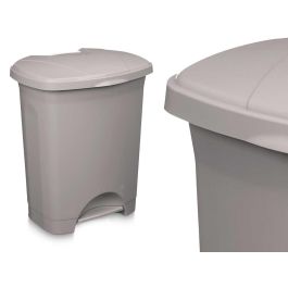 Arte Regal Papelera de Pedal de Plástico 30L Gris 39x47x32 cm (4 Unidades)