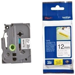 Brother Cinta Laminada P-touch 12mm x 8m, Negro sobre Blanco, Adhesivo Extra Fuerte para Superficies Difíciles Precio: 20.50000029. SKU: S8402482