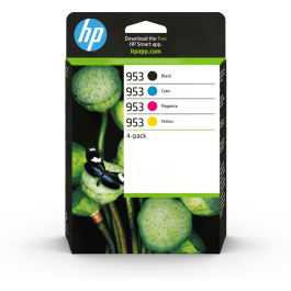 Hp Tinta Bk, C, M, Y, Officejet Pro 7700, 8200, 8700 Series - Nº 953 *Pack De 4* Precio: 117.49999998. SKU: S8409450