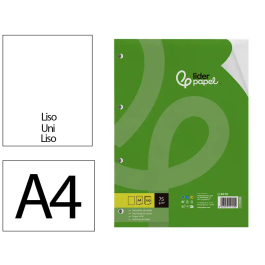 Liderpapel Recambio A4 100 Hojas 75gr Liso 4 Taladros Precio: 2.50000036. SKU: B1KDS5Z3AE