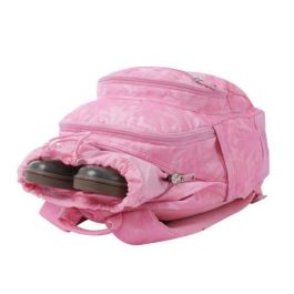 Totto Mochila Escolar Palmeras Rosas MA04ECO029-2210N-8IE, 20L, Neceser y Bolsa Incluida, Compartimento para Bolígrafos, Chica