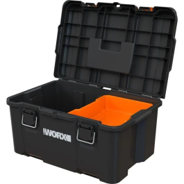 WORX by Keter Caja de Herramientas STACK N ROLL, 48 x 33 x 26 cm, Negra Precio: 72.49999955. SKU: B185MQBD9V