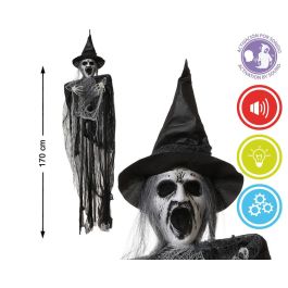 Bruja Colgante 170 cm con Luz, Sonido y Movimiento para Decoración de Halloween Terrorífica Precio: 25.4999998. SKU: B1ELM33GW2