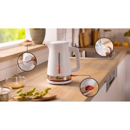 Bosch TWK 4M221 MyMoment – Hervidor de agua eléctrico, color blanco