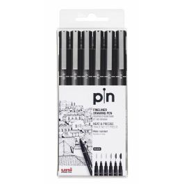 Uniball Pin-200S-6P Rotulador Calibrado Negro, Estuche 6 Unidades con Trazo 0.03, 0.05, 0.1, 0.3, 0.5, 0.8 mm Uniball Pin-200S-6P Rotulador Calibrado Negro, Estuche 6 Unidades con Trazo 0.03, 0.05, 0.1, 0.3, 0.5, 0.8 mm Precio: 96.49999986. SKU: S8419071