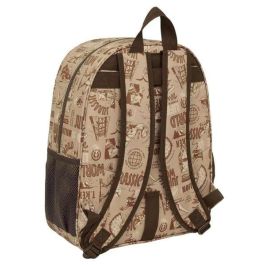 Mochila Escolar Jurassic World Beige 33 x 42 x 14 cm
